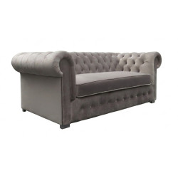 Sofa rozkładana chesterfield glamour March z funkcją spania codziennego 3 os.