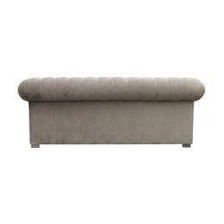 Sofa rozkładana chesterfield glamour March z funkcją spania codziennego 3 os.