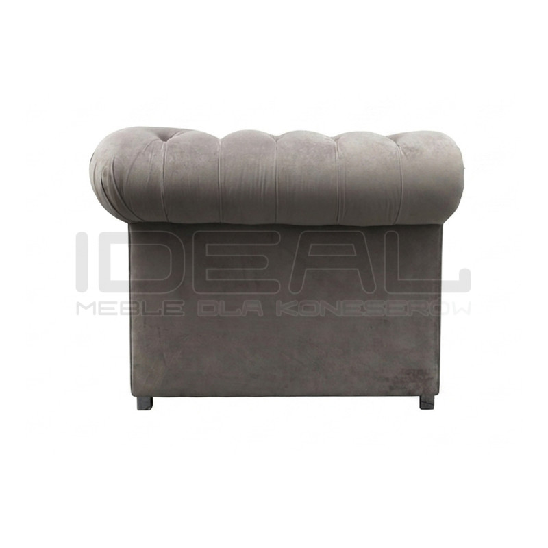 Sofa rozkładana chesterfield glamour March z funkcją spania codziennego 3 os.