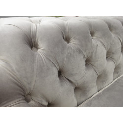 Sofa rozkładana chesterfield glamour March z funkcją spania codziennego 3 os.