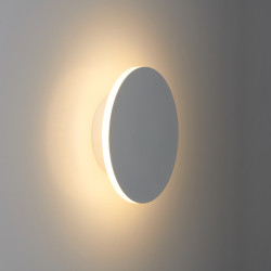 Kinkiet NYX 15 cm LED – Lampa ścienna okrągła | czarny i biały