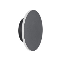 Kinkiet NYX 15 cm LED – Lampa ścienna okrągła | czarny i biały