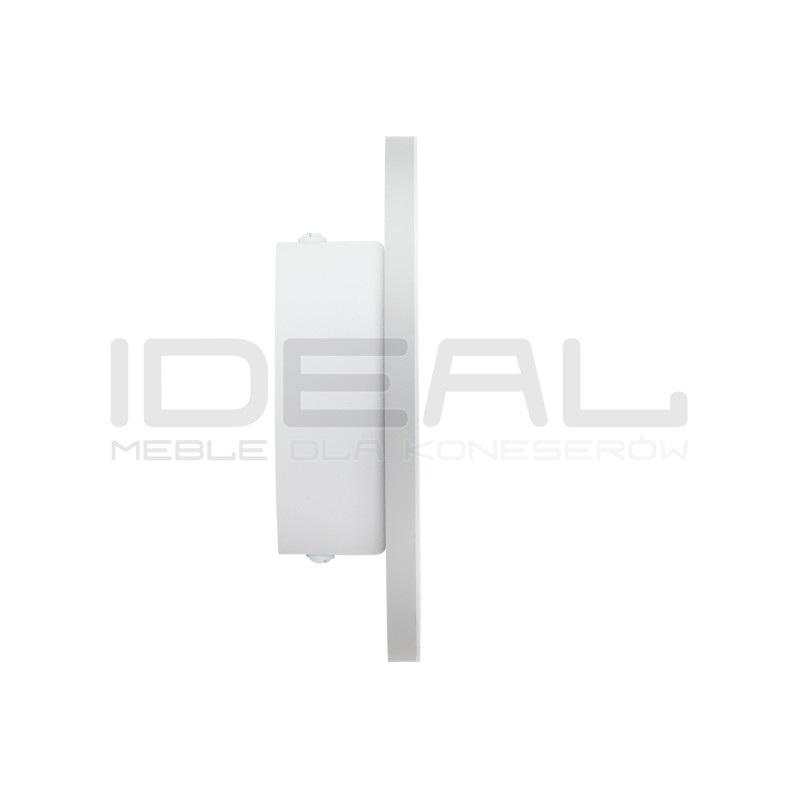 Kinkiet NYX 15 cm LED – Lampa ścienna okrągła | czarny i biały