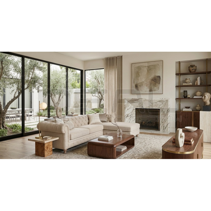 Narożnik Chesterfield Willow 200x220 | IdealMeble.pl