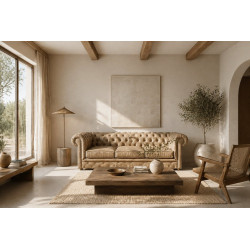 Sofa Chesterfield Normal w skórze 4 osobowa | IdealMeble.pl