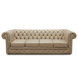 Sofa Chesterfield Normal w skórze 4 osobowa | IdealMeble.pl