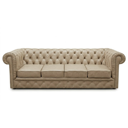 Sofa Chesterfield Normal w skórze 4 osobowa | IdealMeble.pl