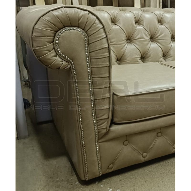 Sofa Chesterfield Normal w skórze 4 osobowa | IdealMeble.pl