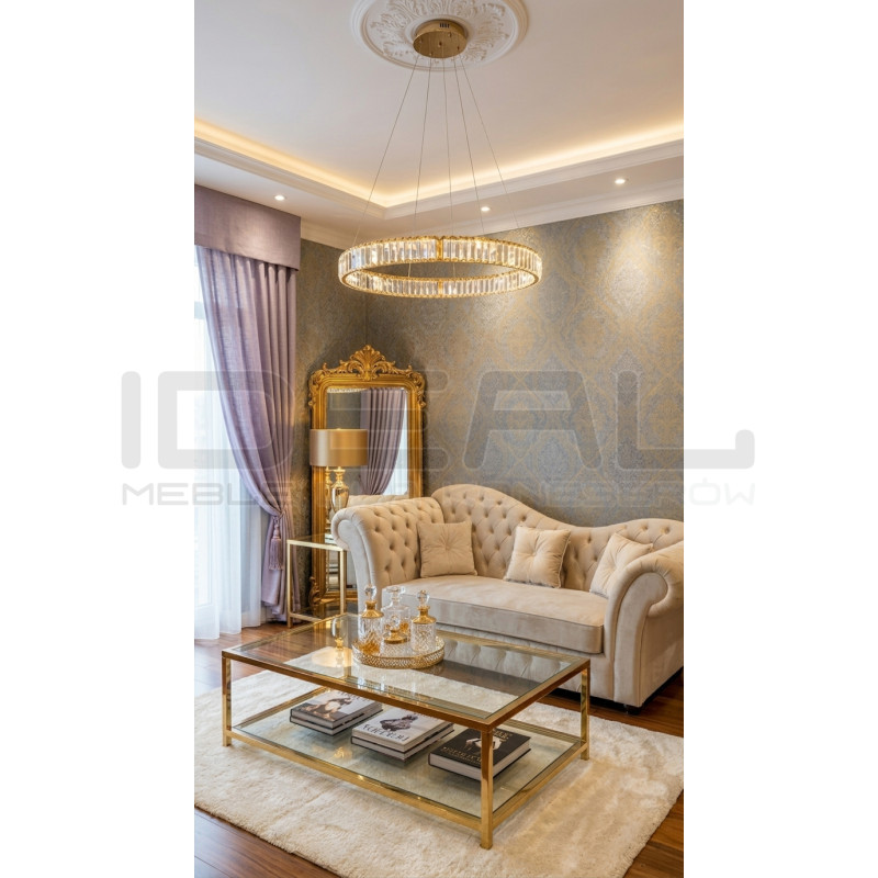 Lampa wisząca glamour LIBERTY 60 złota