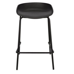 Czarny Hoker Grego Intesi 65 cm – stołek barowy w stylu Loft
