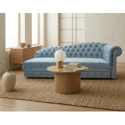 Szezlong Chesterfield Normal Z Funkcją Spania