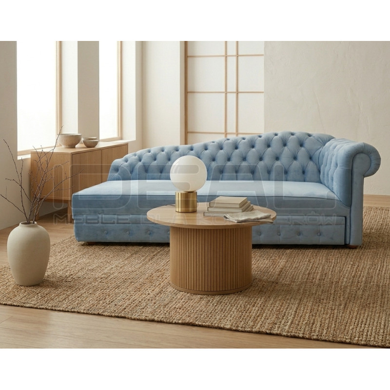 Szezlong Chesterfield Normal Z Funkcją Spania