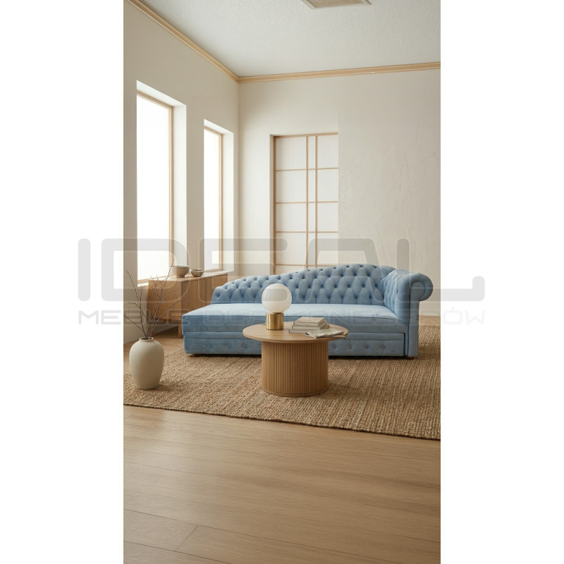 Szezlong Chesterfield Normal Z Funkcją Spania