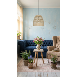 Pikowany Fotel Chesterfield Uszak Ton