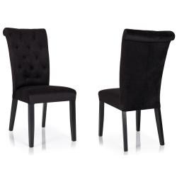 Pikowane krzesło Kora z kołatką – Eleganckie do jadalni