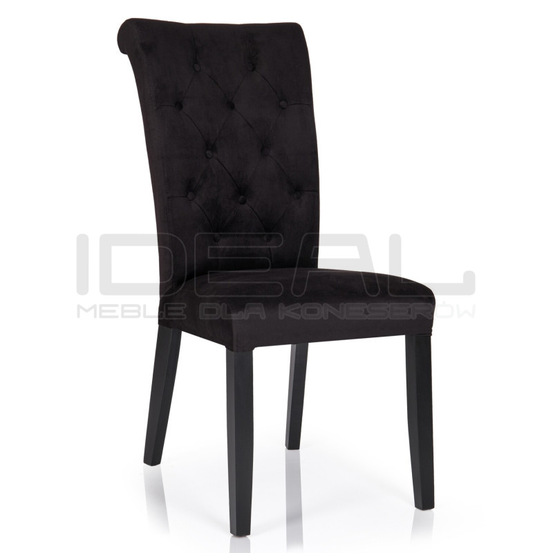 Pikowane krzesło Kora z kołatką – Eleganckie do jadalni
