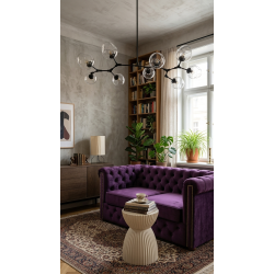 Sofa Rozkładana Mała Chesterfield Celebrity z funkcją spania codziennie 2 os.