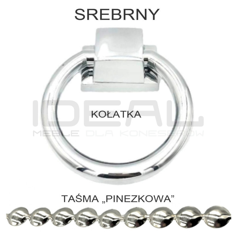Hoker Kora – elegancki hoker tapicerowany glamour | IdealMeble