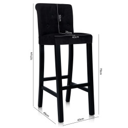 Hoker Kora – elegancki hoker tapicerowany glamour | IdealMeble