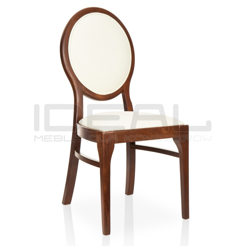 Krzesło medalionowe Talleyrand – Eleganckie krzesło tapicerowane retro