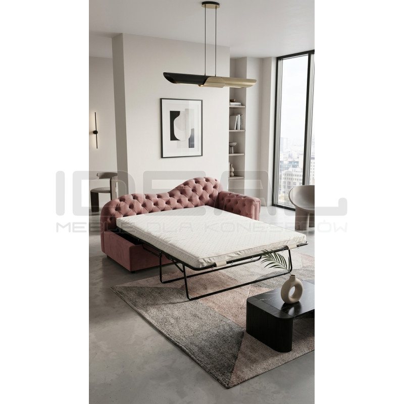 Szezlong Chesterfield Mondelebrity z funkcją spania | 180 cm