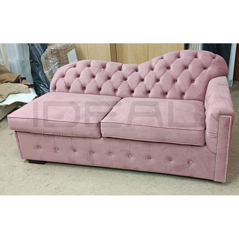 Szezlong Chesterfield Mondelebrity z funkcją spania | 180 cm