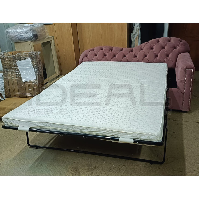 Szezlong Chesterfield Mondelebrity z funkcją spania | 180 cm