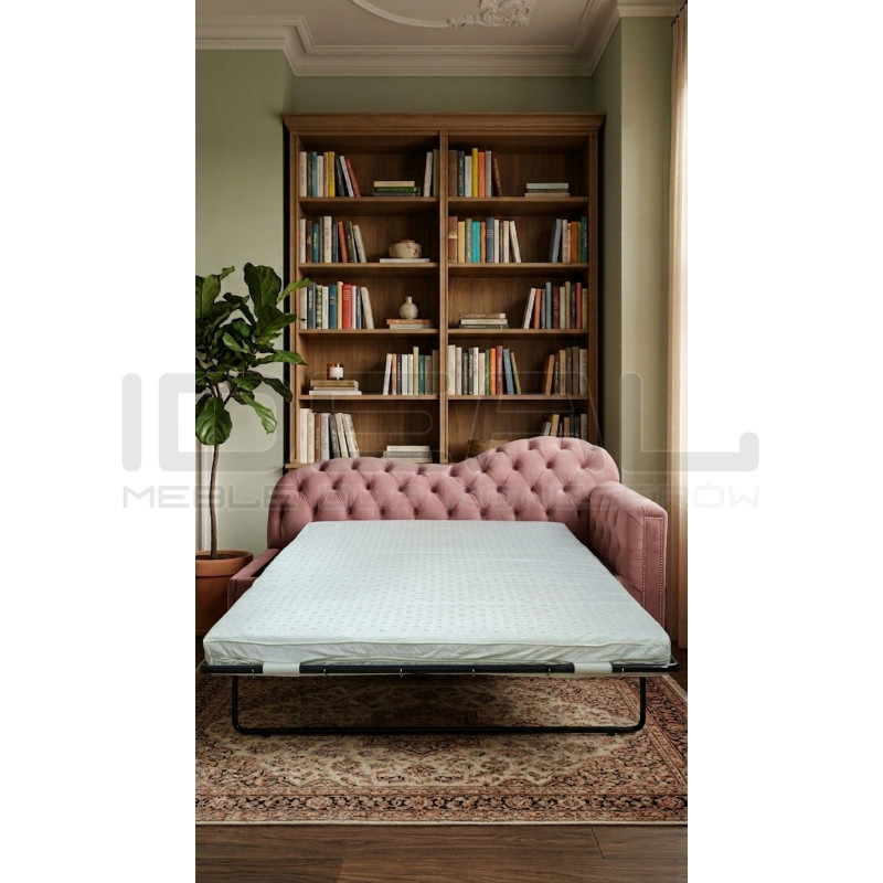 Szezlong Chesterfield Mondelebrity z funkcją spania | 180 cm