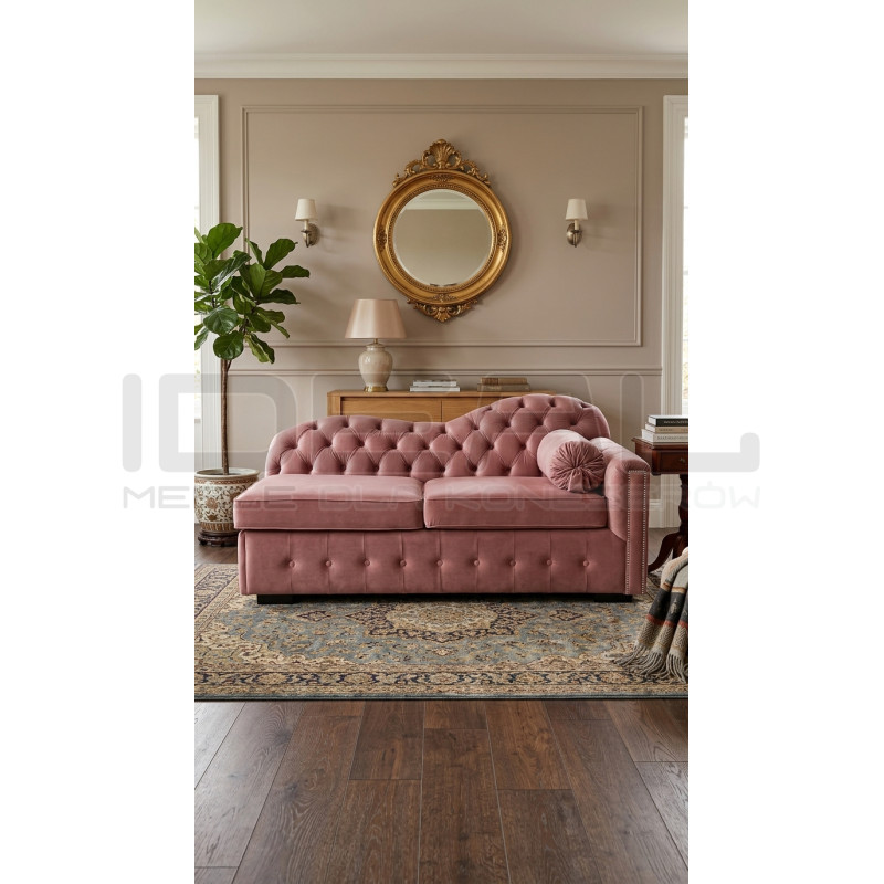 Szezlong Chesterfield Mondelebrity z funkcją spania | 180 cm