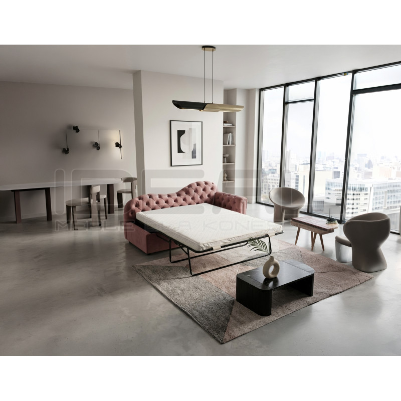 Szezlong Chesterfield Mondelebrity z funkcją spania | 180 cm