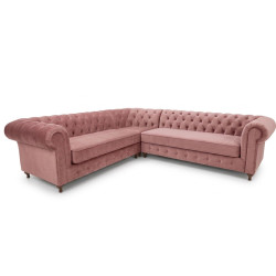 Narożnik Chesterfield Lady 220x310 cm | IdealMeble.pl
