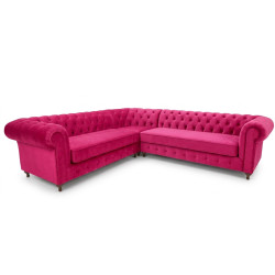 Narożnik Chesterfield Lady 220x310 cm | IdealMeble.pl