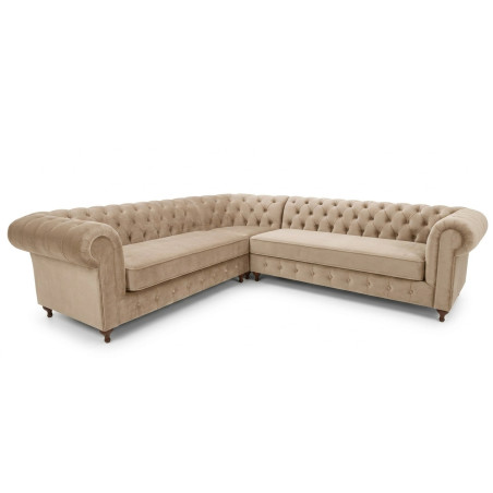 Narożnik Chesterfield Lady 220x310 cm | IdealMeble.pl