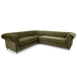 Narożnik Chesterfield Lady 220x310 cm | IdealMeble.pl