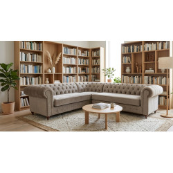 Narożnik Chesterfield Lady 220x310 cm | IdealMeble.pl