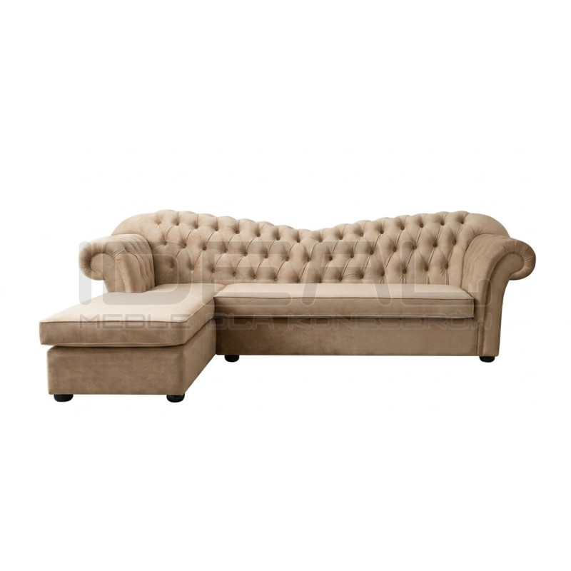 Narożnik Chesterfield Morland z funkcją spania | IdealMeble