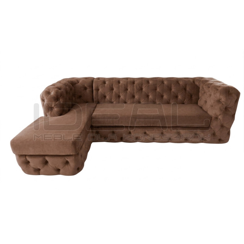 Narożnik Chesterfield Lunar 190x260 cm | IdealMeble.pl