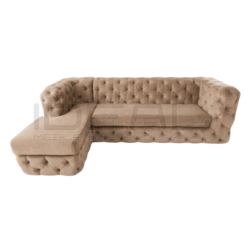Narożnik Chesterfield Lunar 190x260 cm | IdealMeble.pl