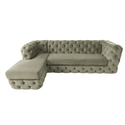 Narożnik Chesterfield Lunar 190x260 cm | IdealMeble.pl