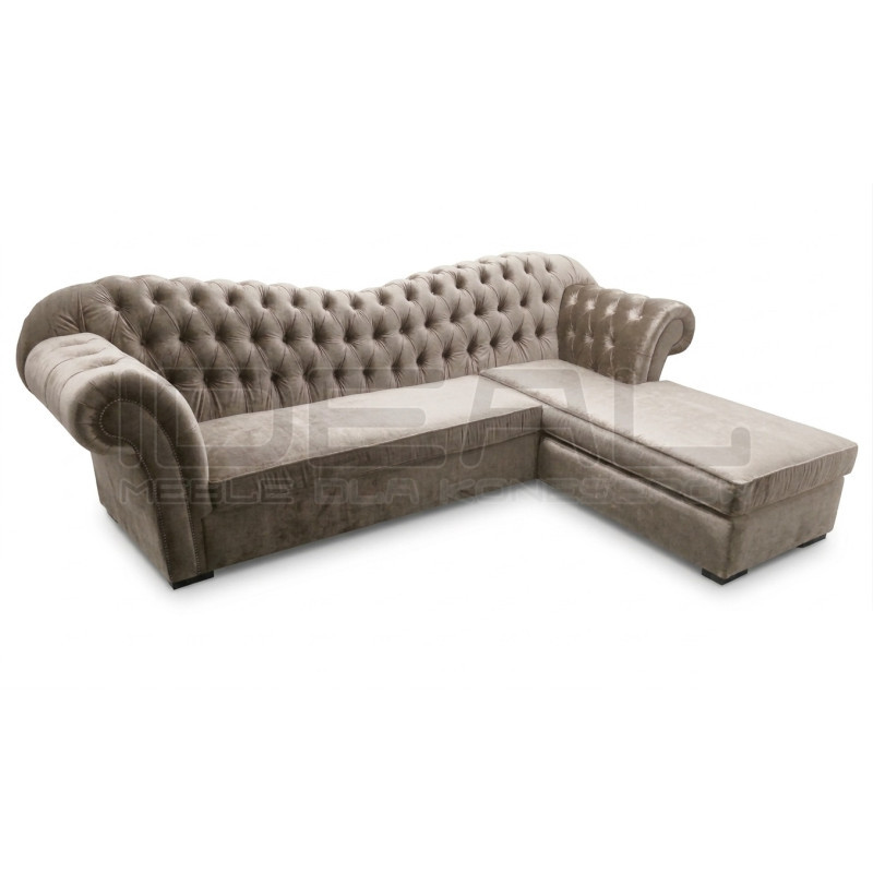 Narożnik Chesterfield Morland – Pikowana sofa narożna na zamówienie