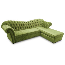 Narożnik Chesterfield Morland – Pikowana sofa narożna na zamówienie