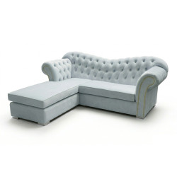 Narożnik Chesterfield Morland 235x200 | Falowane oparcie