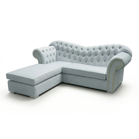 Narożnik Chesterfield Morland 235x200 | Falowane oparcie
