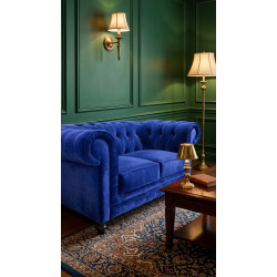 Pikowana Sofa Chesterfield Lady 2 os.