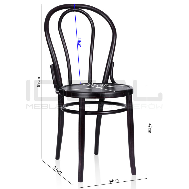 Krzesło gięte Monet – Styl Thonet | IdealMeble.pl
