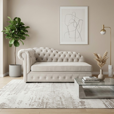 Szezlong rozkładany Chesterfield Normal 3 osobowy | IdealMeble.pl