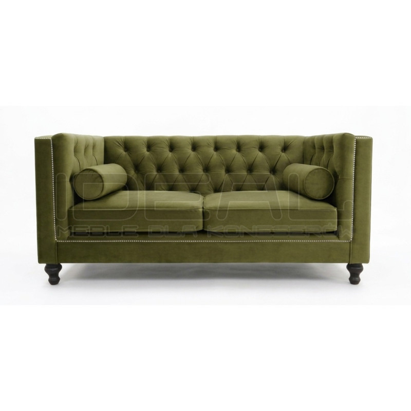 Sofa Chesterfield London 2 os.| Proste boki | IdealMeble.pl