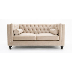 Sofa Chesterfield London 2 os.| Proste boki | IdealMeble.pl