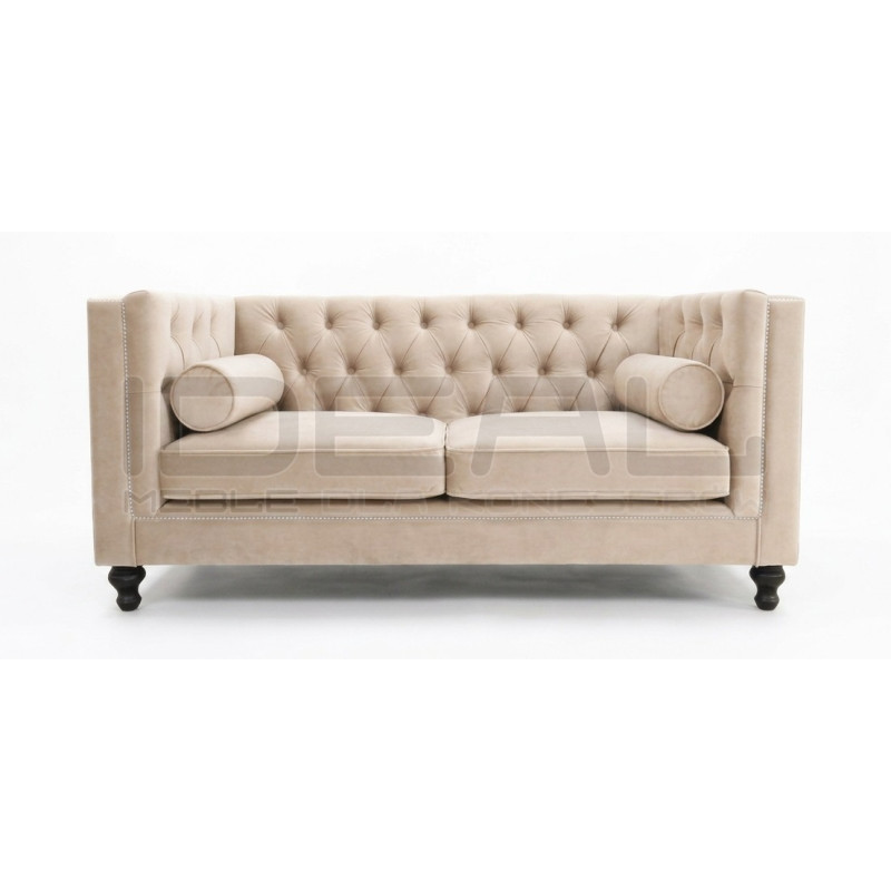 Sofa Chesterfield London 2 os.| Proste boki | IdealMeble.pl
