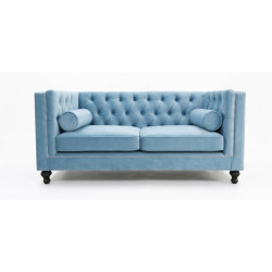 Sofa Chesterfield London 2 os.| Proste boki | IdealMeble.pl